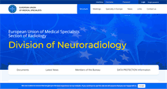 Desktop Screenshot of neuro.uemsradiology.eu
